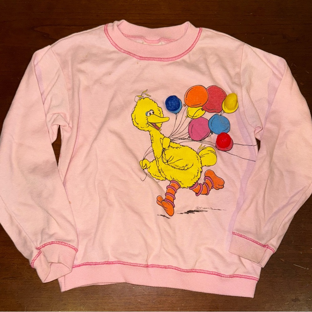Sesame Street Vintage 1988 Muppets Inc. for JCPenny Girls Sweatshirt EUC Size 6